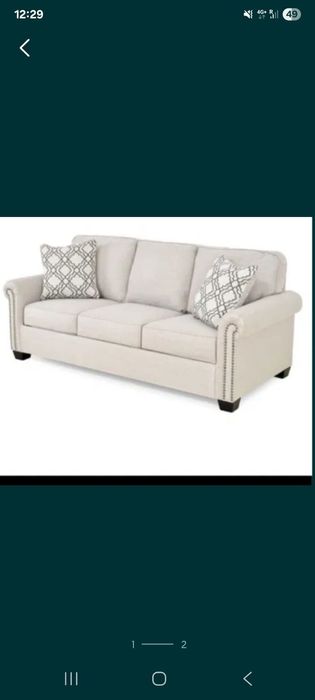 Vand canapea Mobexpert,3 locuri, extensibila, semineu cu bioetanol