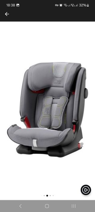 Scaun auto copii Isofix 9-36kg Britax Romer ADVANSAFIX IV R Air Silver