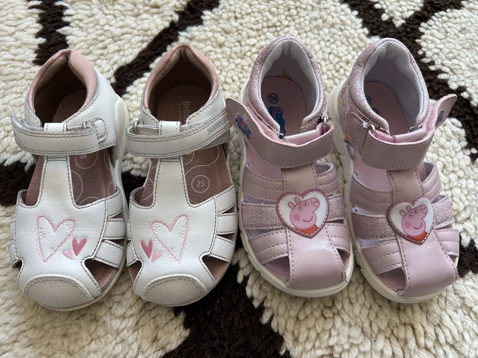 Сандали Biomecanics и Peppa Pig