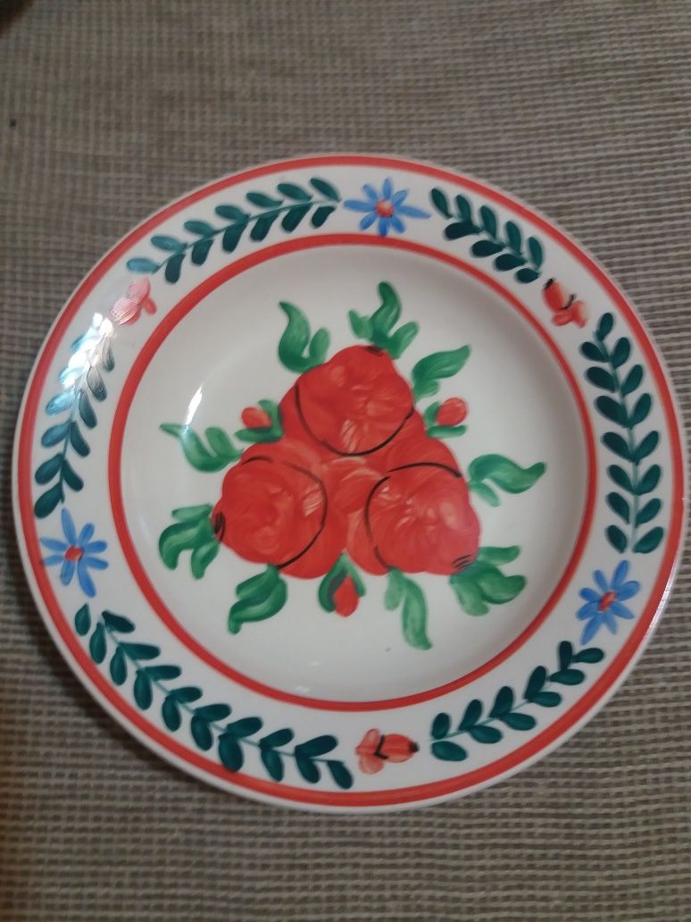 6 farfurii ceramice traditionale romanesti