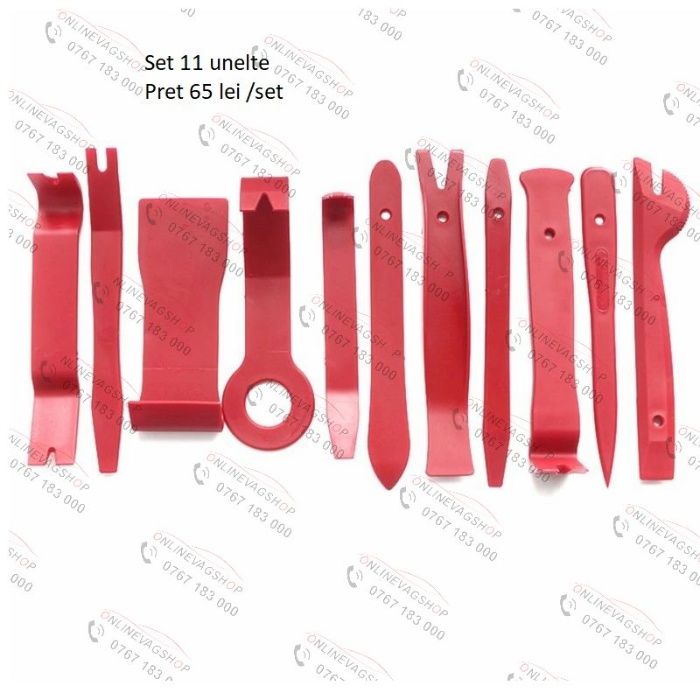 Set scule/spatule pentru demontare trimuri bord sau elemente interior