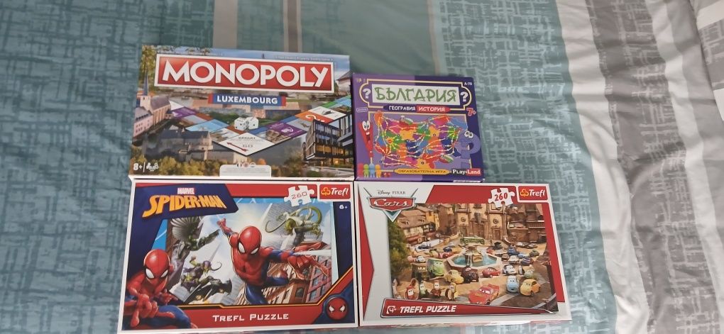 Настолни игри, пъзели и настолни игри