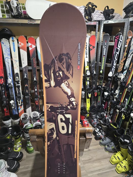 Placa snowboard Scott, 167cm.