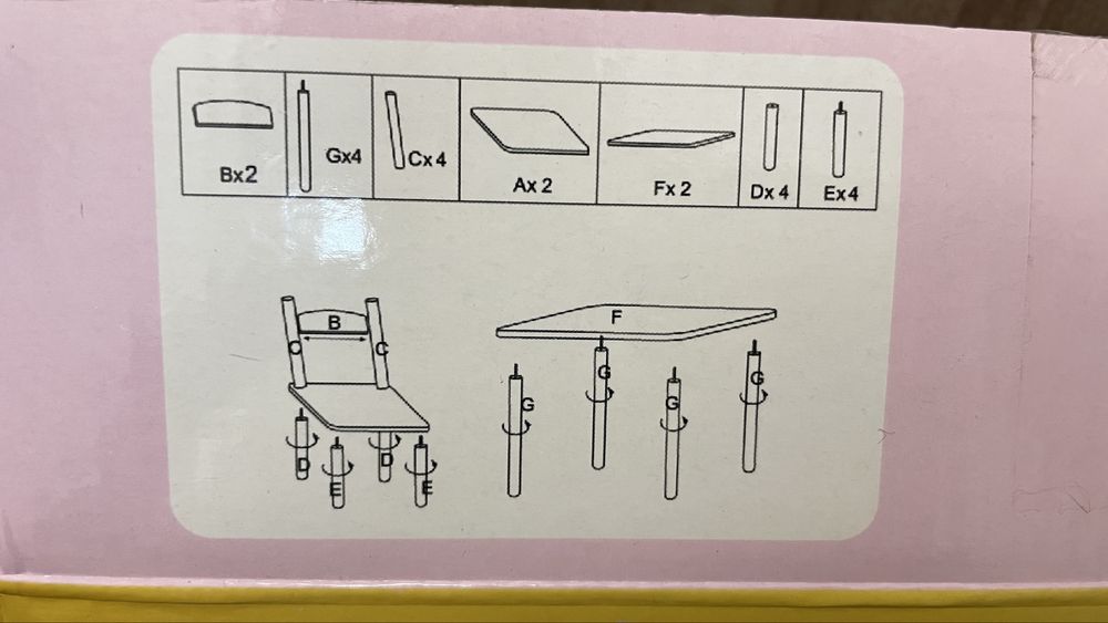Măsuță cu scaune copii