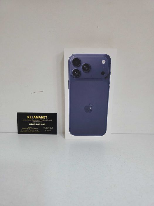 iPhone 17 Pro Max, 512 Gb, Sigilat, Garantie - KLI Amanet