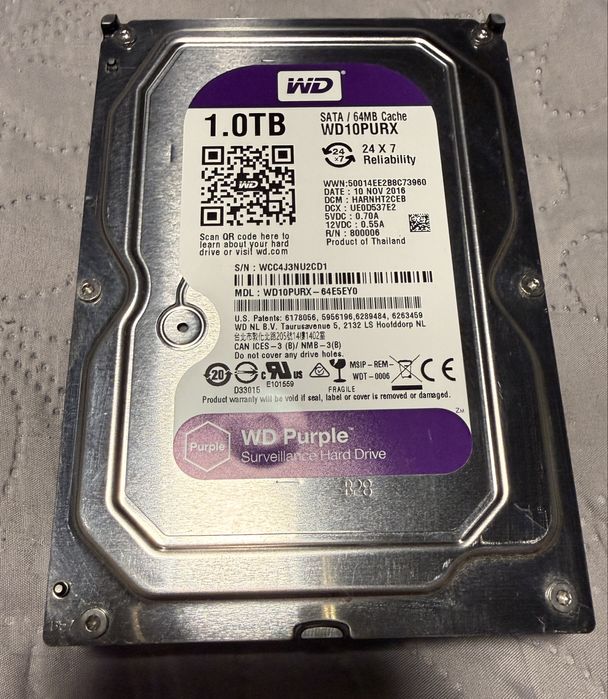 Хард Диск WD 1TB 7200rpm 64MB SATA3
