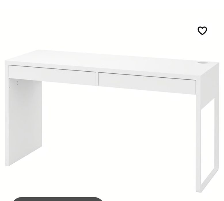 Birou alb Ikea  142x75x50
