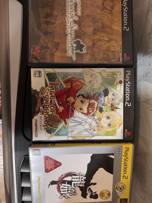 Три оригинальные японские игры для PS2