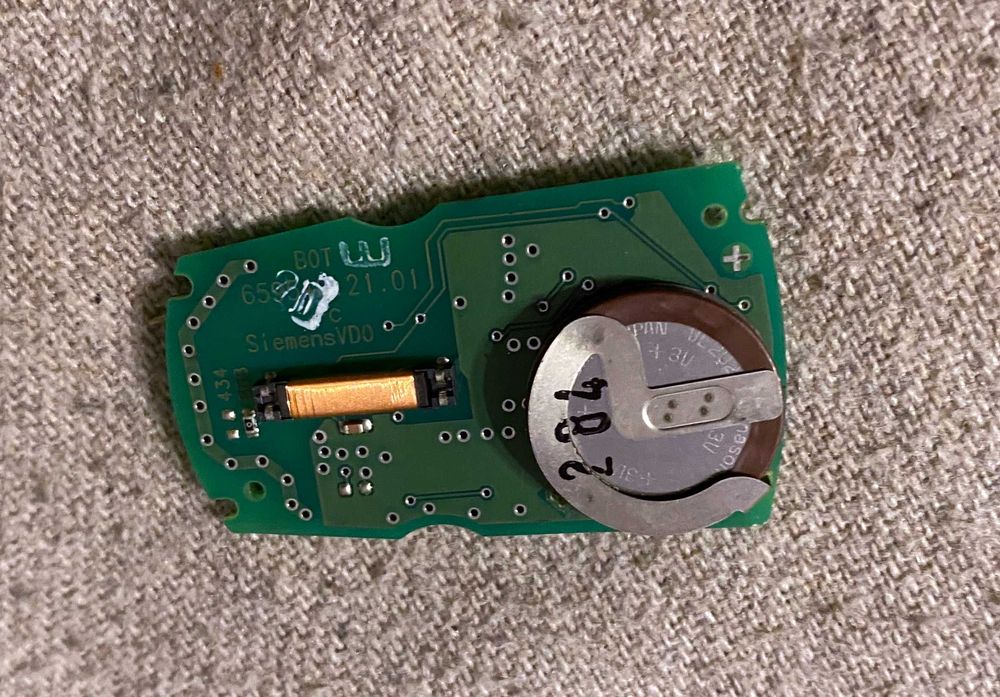 Telecomandă cu 3 butoane OEM BMW E60 E87 E90 originală, 868 MHz