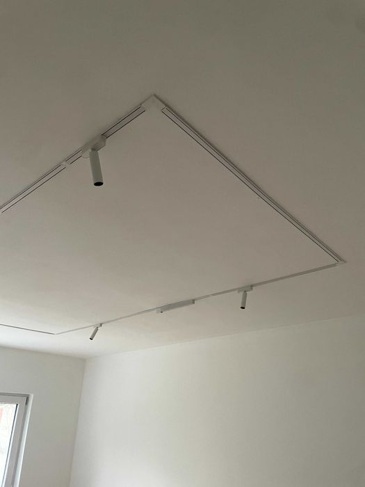 Sina magnetica Klausen Track Light, 100 cm, IP20, alb, montaj aparent