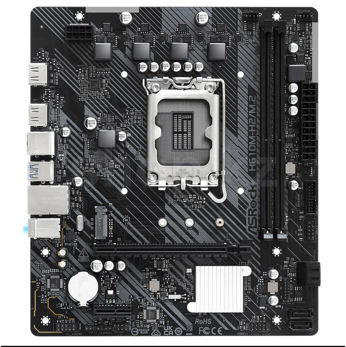 Материнская плата asrock h610m h2 m2