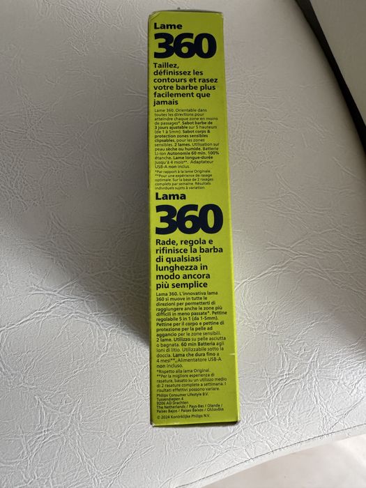 One Blade 360- aparat de ras-tuns- 2 rezerve