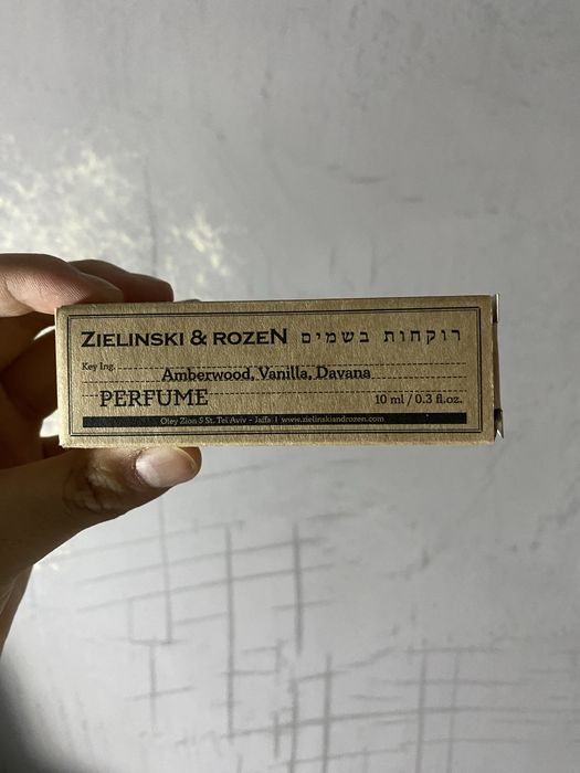 Парфюм Zielinski&Rozen 10 мл. Amberwood, Vanilla, Davana