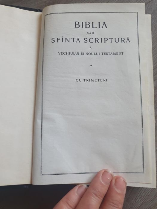 Biblie   veche   .