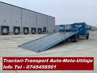 Tractari - Transport   Auto-Moto-Jeep - Suv - Atv -Utilaje