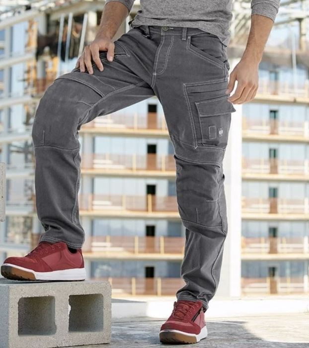 Pantaloni bărbați Engelbert Strauss Worker Cargo Vintage, mărimea 50