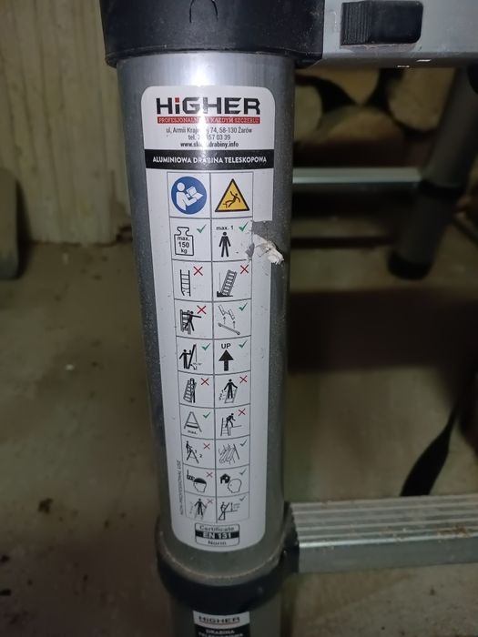 Scară  telescopică dublă