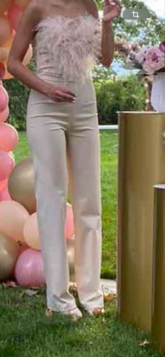 Гащеризон с естествен пух и камъни