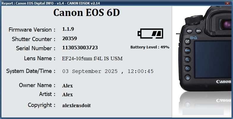 Kit Canon 6D + 2 obiective + filtru + baterie extra
