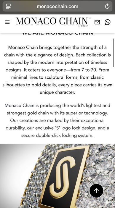 BijuteriaROYAL : Lant Cuban AUR NOU 14K MonacoChain Original / 13.89GR