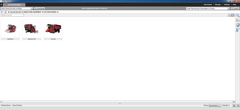 CASE IH Agricultural Europe 2020 - Catalog de piese