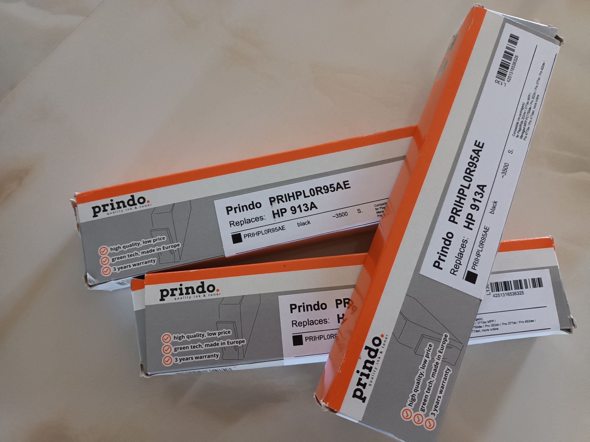 Cartus (ink) PRINDO compatibil cu HP F6T77AE (HP913A) 25 Ron