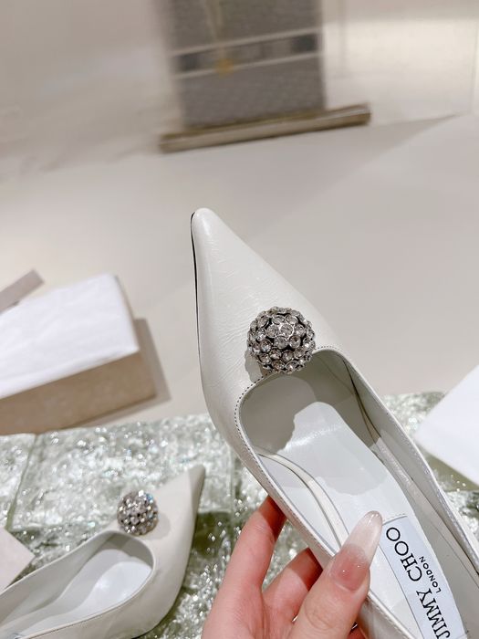 Pantofi Jimmy Choo albi marimi 35-40, tip Premium