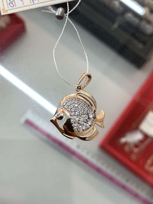 Золото кулон ЖанТаС ломбард г.Астана