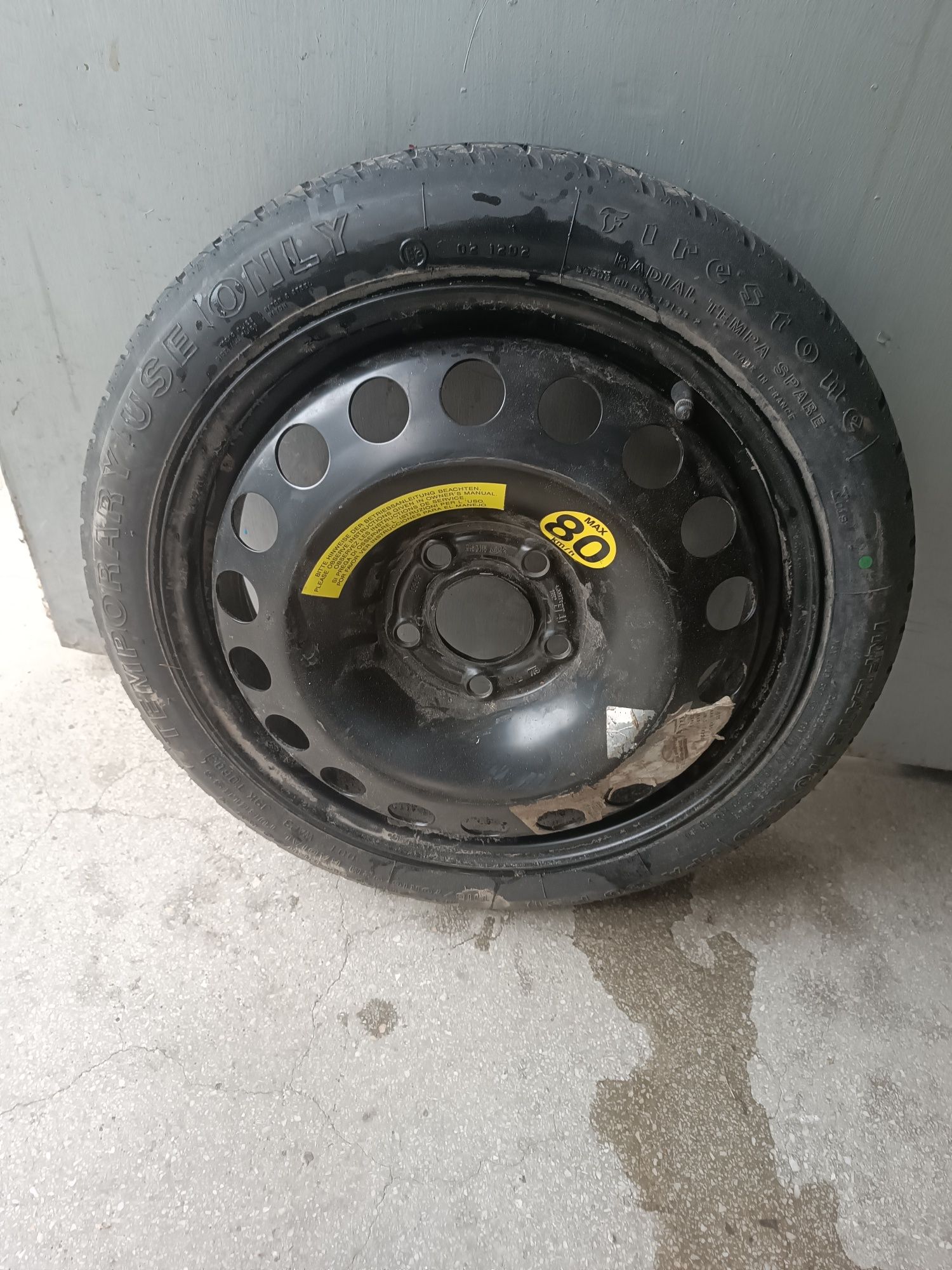 Резервна гума Опел 4*100/5*110