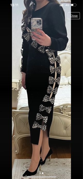 Rochie cu fontite animal print