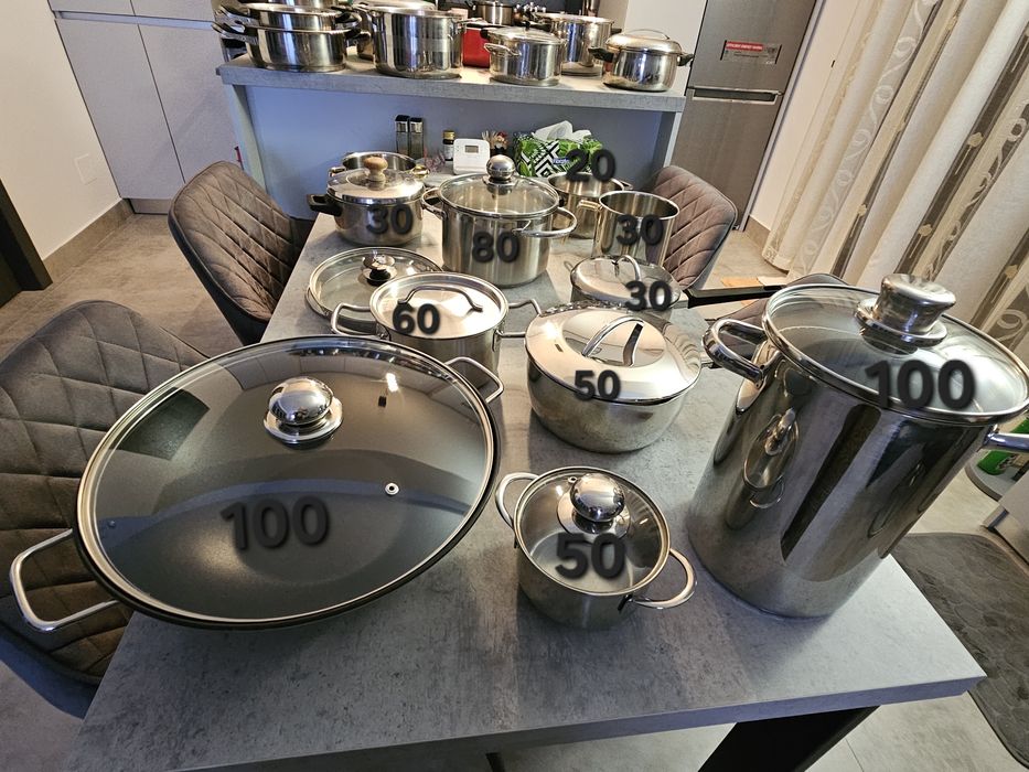 Cratițe oale de vanzare inox din Germania fara defect