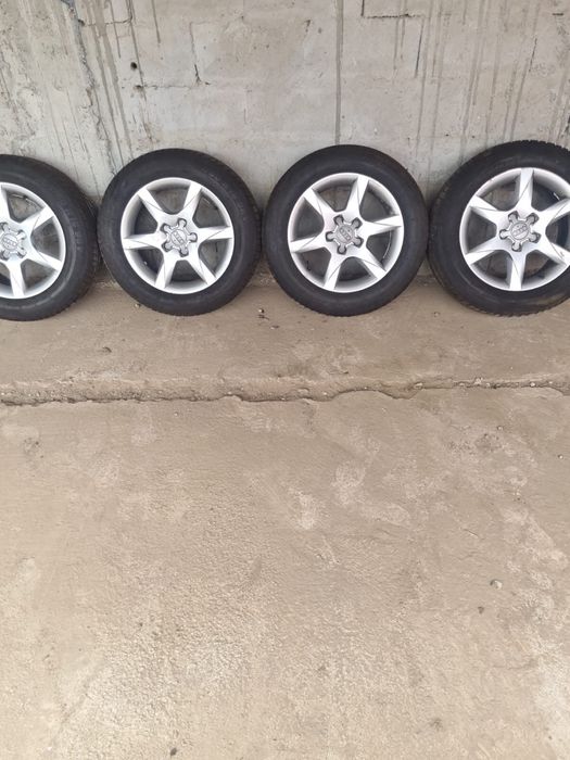 Set jante Audi 16” cu anvelope de vară noi 205/60 R16