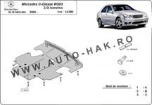 Scut motor metalic Mercedes C-Class W203 fabricatie 2000-2007