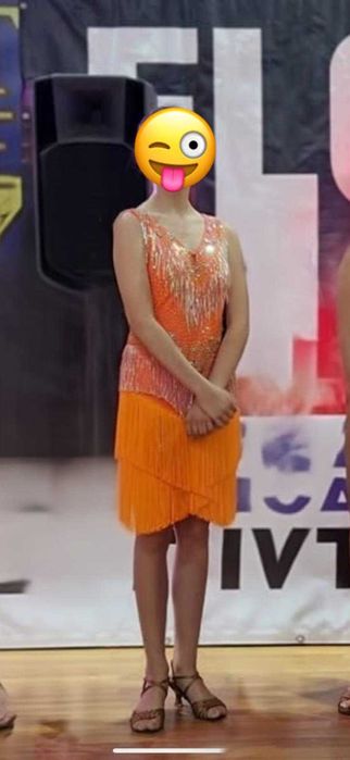 Rochie dansuri latino Dancer's Vitality - XS