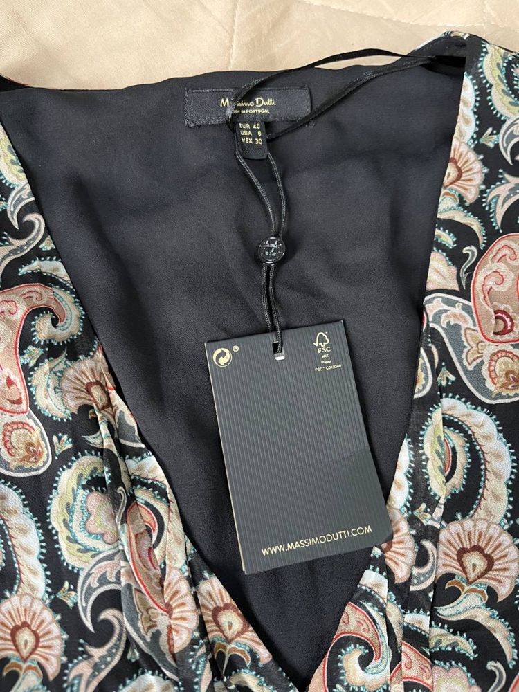 Massimo Dutti платье шифоновое koylak