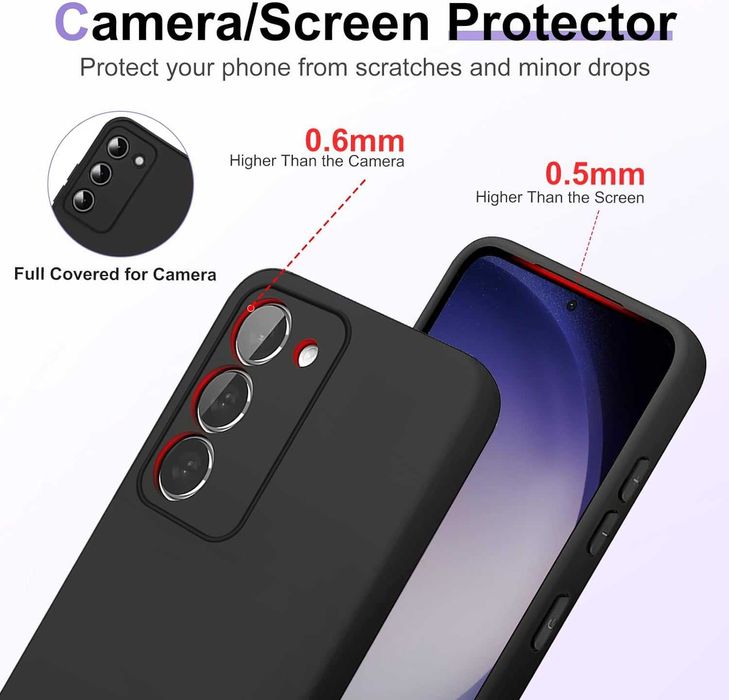 Husă Eiselen Samsung Galaxy S23 5G Silicon moale TPU Negru