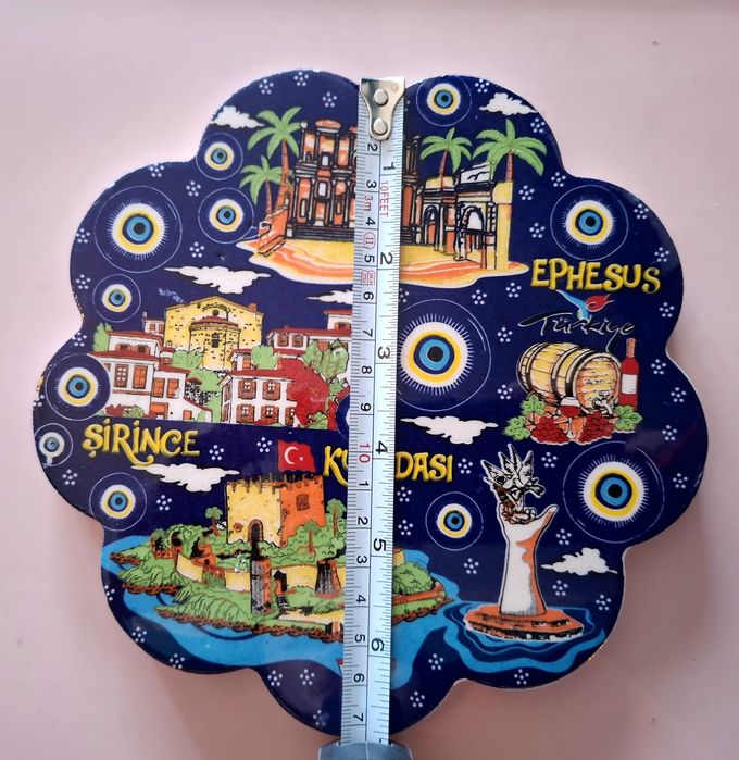 Trivet turcesc handmade – ceramică autentică part. 2