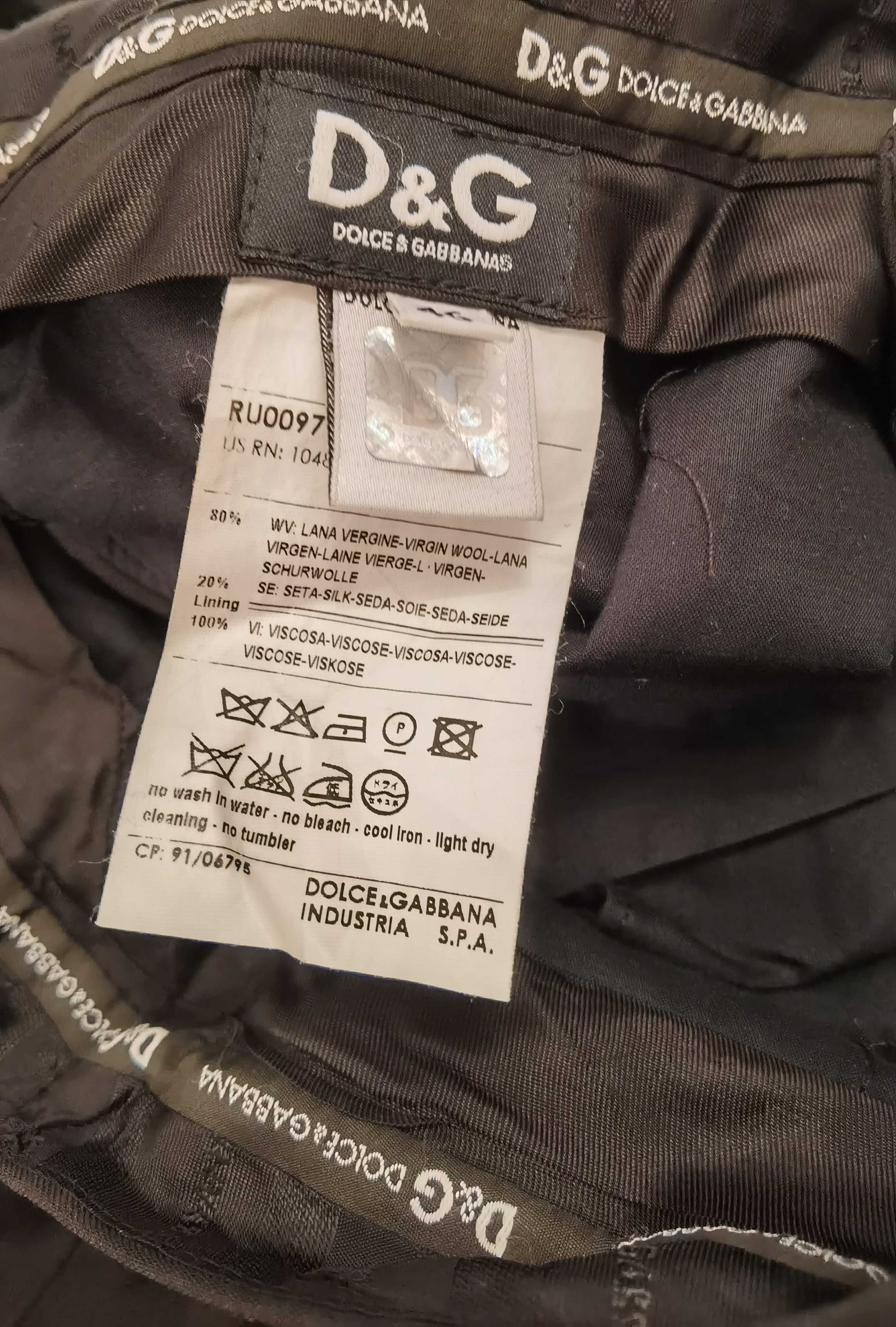 Pantaloni Dolce Gabbana mărime S - M damă lână și mătase