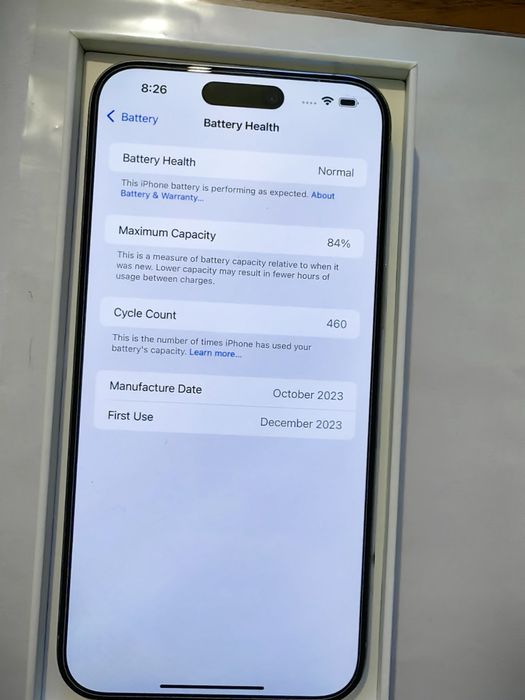 Iphone 15 pro max 256 space gray