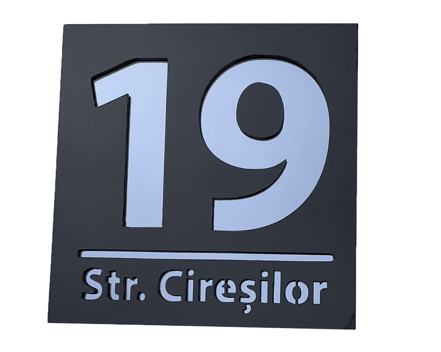 Numere de casa din plexiglas