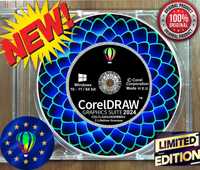 CorelDRAW Graphics Suite 2024-3 Lifetime licenses DVD Sigilat