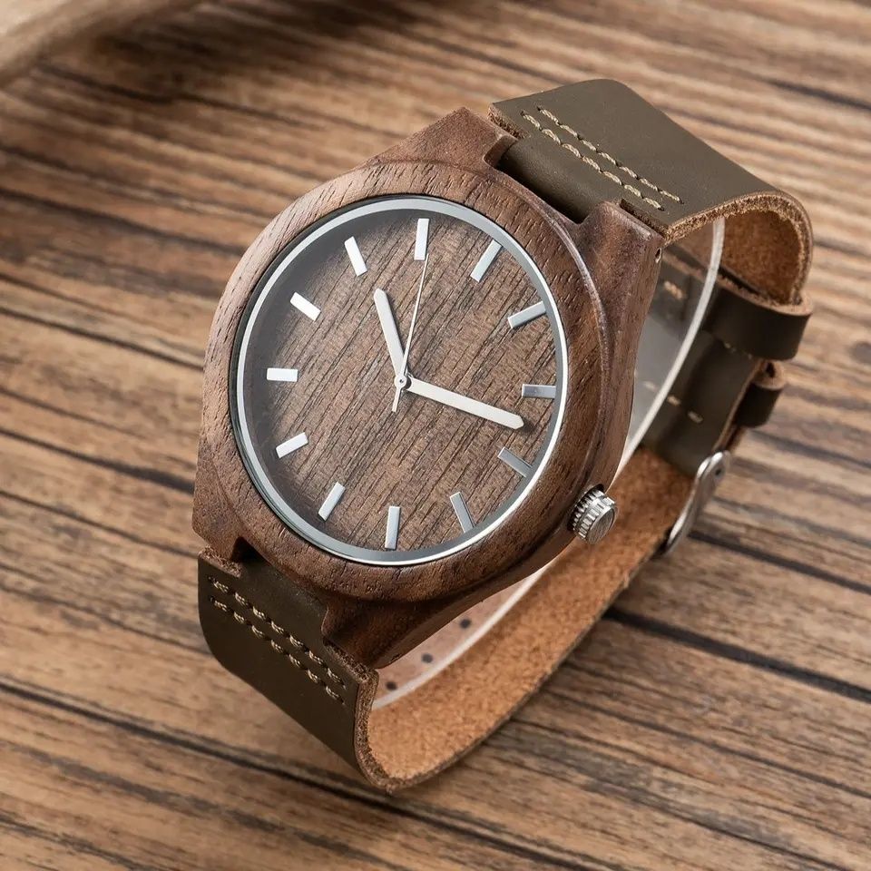 Ceas de lemn, bijuterii, wood watch