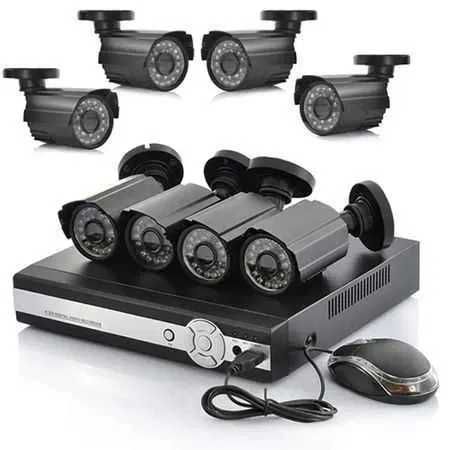 Комплект видеонаблюдение Dvr, Hdmi + 4 камери камера CCTV