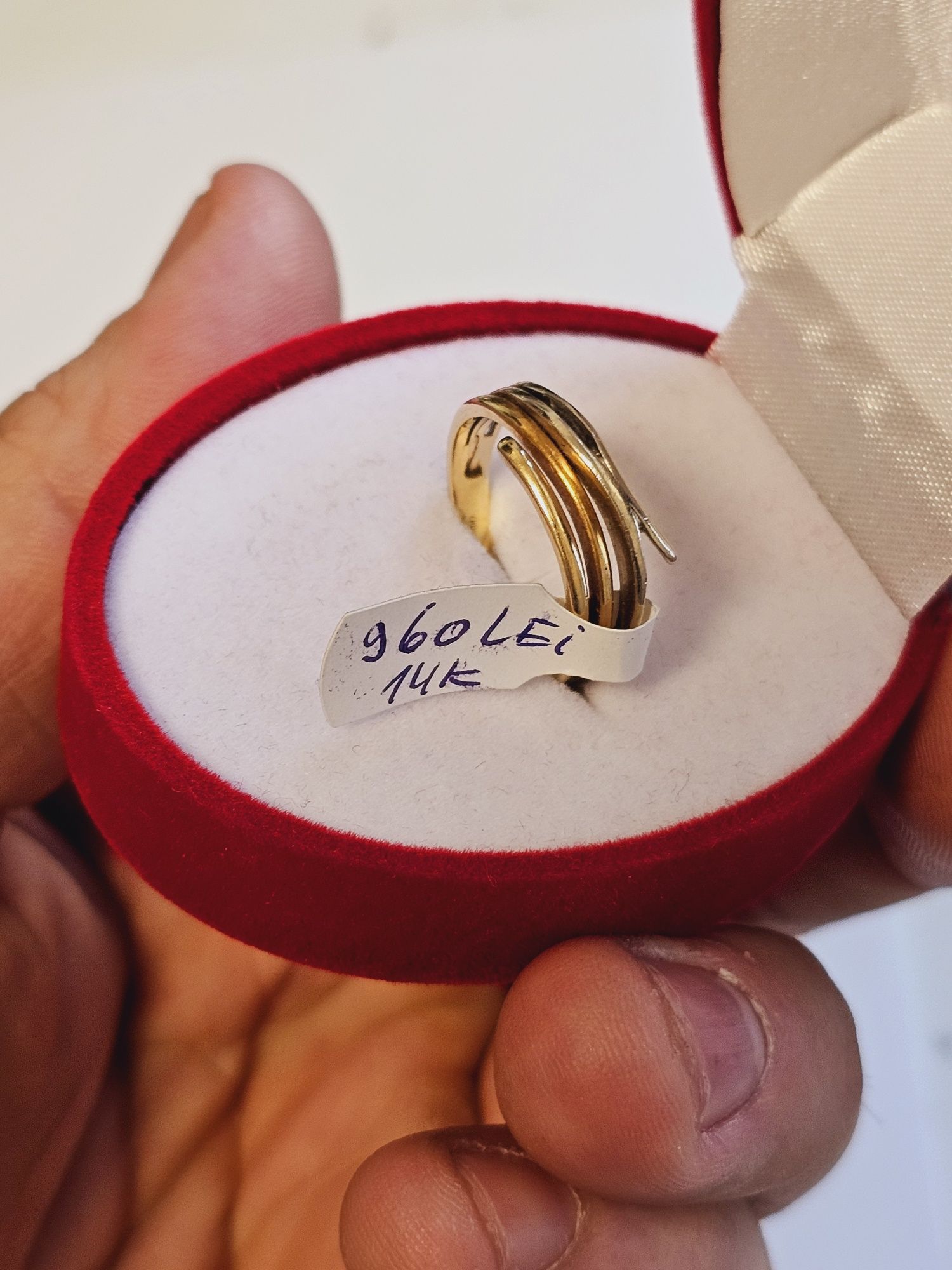Vand inel din aur 14 k 3.37 g