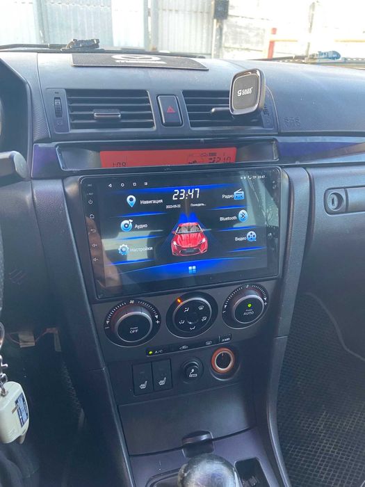Navigatie Android 14 Dedicata Mazda 3 - QLed CarPlay Android Auto 4G