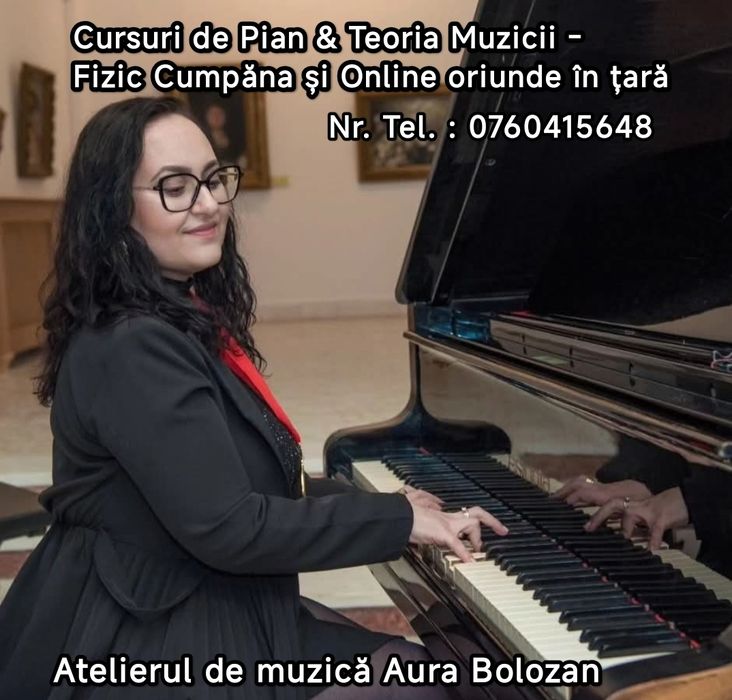 Cursuri de pian și teoria muzicii on-line și fizic