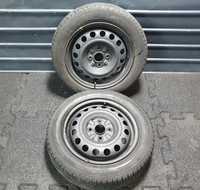 Set 4 buc jante tabla otel cu anvelope vara Toyota Aygo 155/65/R14