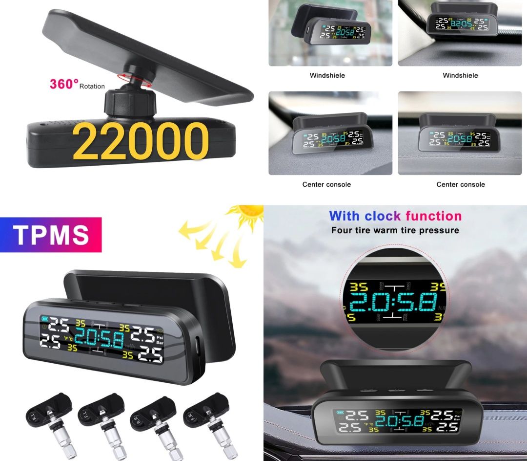 TPMS датчики давления Система контроля давления и температуры в шинах