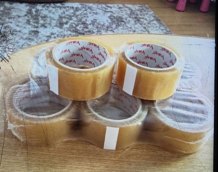 Banda adeziva tip scotch/scoci Vibac Set 6 role (am mai multe seturi)