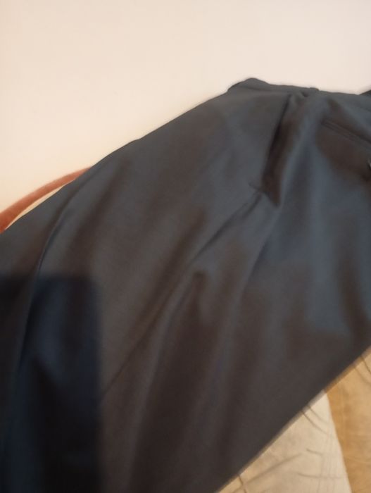 Pantaloni bărbați de culoare bleumarin metal mărimea 48